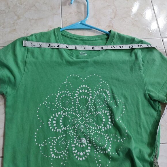 North Face Green T Shirt Comfort T's Summer Cool Airy Comfort Fits - Picture 7 of 8